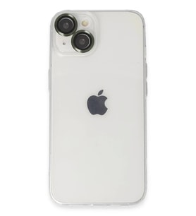 Newface Apple iPhone 14 Kılıf Luko Lens Silikon - Yeşil