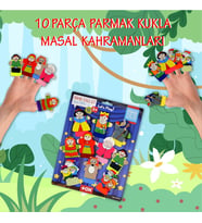Tox Masal Kahramanları 10 Parça Parmak Kukla Set T225