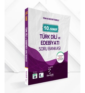 10.Sınıf Türk Dili ve Edebiyatı Soru Bankası Karekök Yayınları