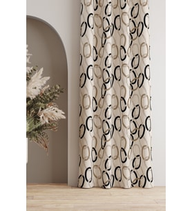 Fon Perde - Zincir Halka Desenli Dijital Baskılı Pano Fon Perde-Digital Printed Background Curtain