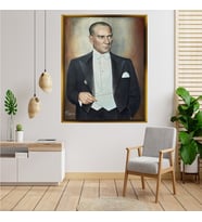 ÇERÇEVELİ ATATÜRK TABLO S244
