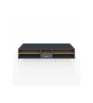 Kronos TV Ünitesi 3 Raflı Tek Çekmeceli  220x59x51 Antrasit-Çam/Antrasit