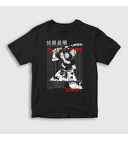 Presmono Unisex Çocuk Siyah Toji Fushiguro Anime Jujutsu Kaisen T-Shirt 425167tt