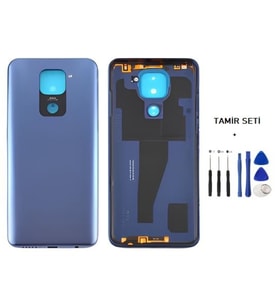 Xiaomi Redmi NOTE 9 FULL Kasa Arka Kapak Takım MAVİ - TAMİR SETİ