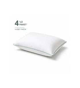 Cloud Support Biyeli Yastık 4'li Paket 50x70 cm 1200 gr Boncuk Silikon Elya