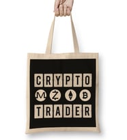 Cryptocurrency Crypto Trader Bitcoin Blockchain Bez Çanta Uzun Saplı
