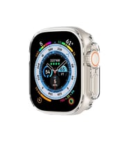 BİNANO APPLE WATCH ULTRA 49MM SİLİKON KASA VE EKRAN KORUYUCU ŞEFFAF