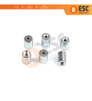 ECR013 Cam Kriko Kablo Halat Uç Pimi Tutma Perçini 6x8/1.7 mm 100 Adet