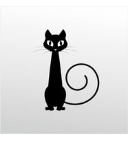 Folyo Sticker Kedi 200cm Uzunluk (Karışık)