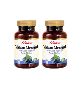 Balen Yaban Mersini Meyvesi 375 Mg 90 Kapsül 2 Adet