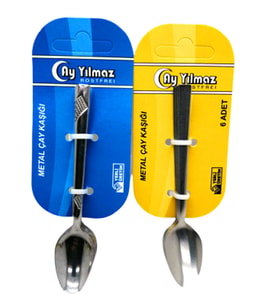 6 PARÇA METAL ÇAY KAŞIK (5690)