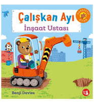 Çalışkan Ayı - İnşaat Ustası (Hareketli Kitap)