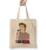 Louis Tomlinson Pink Triangle Bez Çanta Uzun Saplı
