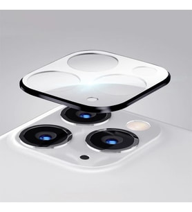 Usams US-BH577 iPhone11 Pro Max Tempered Cam Kamera Koruyucu-(5775) - LOHO4210-1590 (Beyaz)