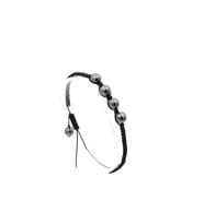 HAKİKİ MAKROME MODEL DOĞAL HEMATİT TAŞI BİLEKLİK 1. KALİTE 001