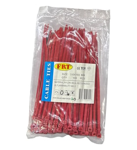 Kırmızı 3,6X150 Kablo Bağı