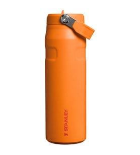 Stanley The IceFlow Bottle Flip Straw Pipetli Termos 2.0 0.7 L - (24 OZ) Goldenrod Coral (Turuncu)