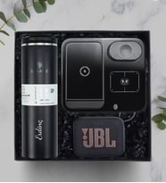 Kişiye Özel Stanley Termos JBL Hoparlör Şarj Standı Premium Hediye Seti