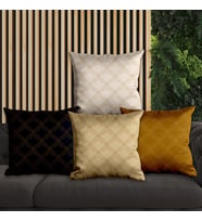 eJOYA Ekose Tasarımlı 4'lü Yastık İçi Ve Kırlent Kılıfı 45cm 113796