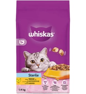 Tavuklu Kısırlaştırılmış Kedi Maması 1.4 Kg