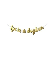 Kaligrafi Banner Gold Iyi Ki Doğdun M37