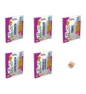 Muba 7. Sınıf Maarif Matematik Fen Türkçe Sosyal ve Din 5li Set Fiber Soru Bankası + Telefon Standı