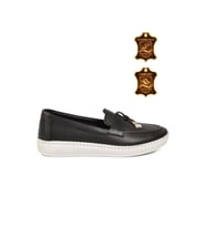 Voyager Bej Hakiki Deri Anatomik Rahat Tabanlı Kadın Casual Ayakkabı Loafer Z093