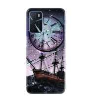 Oppo A16 Kılıf Silikon Desen Özel Seri Time 1749