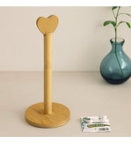 Bambu Kağıt Havluluk Yuvarlak Taban 12 cm Kalp Sap 28.5 cm