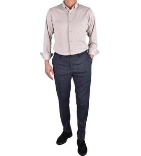 RGS-4544 LİKRALI SLİM KUMAŞ PANTOLON  (Lacivert)