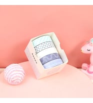 Vintage Washi Tape Bant Baskılı Yapışkanlı Maskeleme Kağıdı Desenli bant 5 li - Geometrik N4