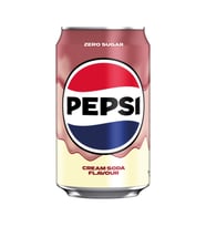 Pepsi Cream Soda Flavour Zero Sugar 330ml