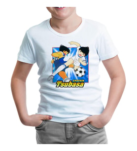 Tsubasa - Captain Beyaz Çocuk Tshirt