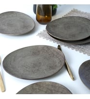Keramika Mat Toprak Stella Pasta Tabağı 23 Cm 6 Adet 20572