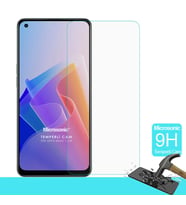 Microsonic Oppo Reno 7 Lite Tempered Glass Cam Ekran Koruyucu (Renksiz)