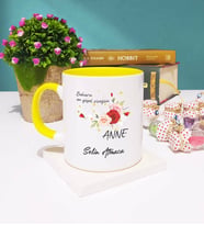 Anneler Günü Hediyesi Anneye Hediye - 15 - Kupa Bardak Sarı
