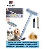 Dayanıklı Yıkanabilir Kolay Temizlenir Pet Kedi Köpek Uzun Saplı Evcil Hayvan Tüy Temizleme Fırçası