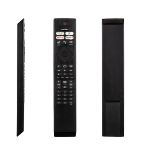 Huayu Kl Philips Ph-v4 Netflix Rakuten Tv Prime Video Tuşlu Ses Komutlu Lcd Led Tv Kumandası Uzaktan Kumanda