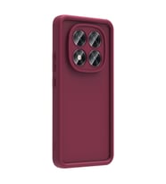 Redmi Note 14 Pro 5G Kılıf Kamera Korumalı Ananas Silikon Kapak (Mürdüm)