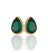 Kadir Jewellery 22 Ayar Altın Kaplama Kadın Minimal Küpe -El İşçiliği Ve Hipoalerjenik Küpe