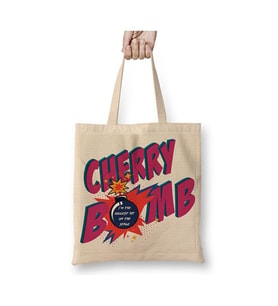 Nct 127 Cherry Bomb Beyaz Bez Çanta Uzun Saplı Alışveriş Çantası Plaj Çantası