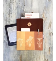 Kitap Kılıfı / Kitap Çantası / Tablet Kılıfı , Afrikalı Kadınlar Üçlü