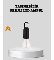 Type-C Şarjlı LED Kamp Lambası – Uzun Ömürlü Pil ve Yüksek Parlaklık