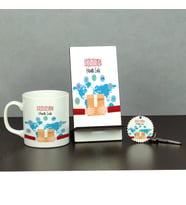 Lojistisyen Üçlü Set (Kupa + Telefon Standı + Anahtarlık)