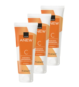 Anew Radiance Maximising Mikro Dermabrazyon C Vitamin Arındırıcı Scrub 75 Ml. Üçlü Set
