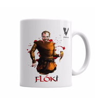 VİKİNGS FLOKI BLACK Kupa Bardak Porselen