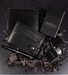 Kişiye Özel Cüzdan Kartlık Zippo Model Çakmak Metal Roller Kalem Ve Sigara Kutusu Erkek Hediye Seti 106795