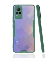 Newface Vivo V21e Kılıf Platin Silikon - Yeşil