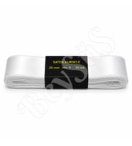 Saten Kurdele 30 mm Beyaz