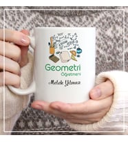 GEOMETRİ ÖĞRETMENİ KUPA BARDAK FOTOĞRAF BASKILI